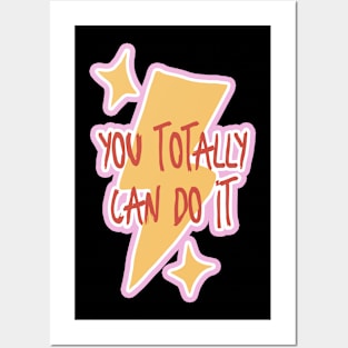 you can do it Posters and Art